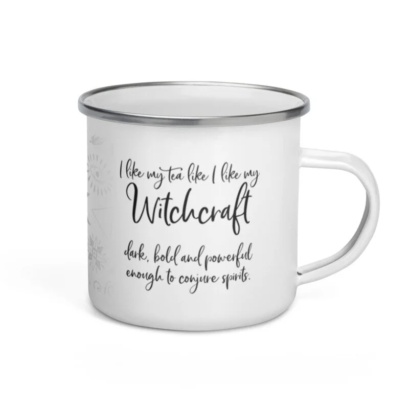 "I like my tea..." Enamel Mug