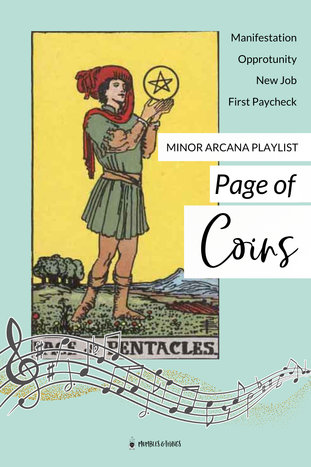 The Page of Pentacles — Study &amp; Potential Playlist