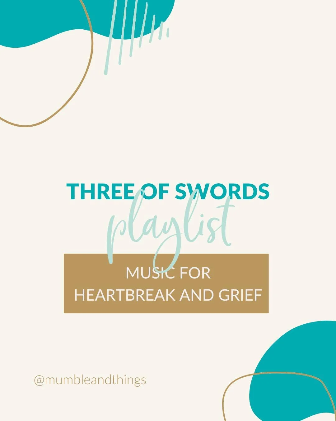 💔 The Three of Swords &mdash; Music for Heartbreak &amp; Grief

Pain pierces the heart, but it also reveals truth. The Three of Swords reminds us that sorrow isn&rsquo;t a weakness. Sorrow can be an invitation to feel deeply, to heal, and to find st