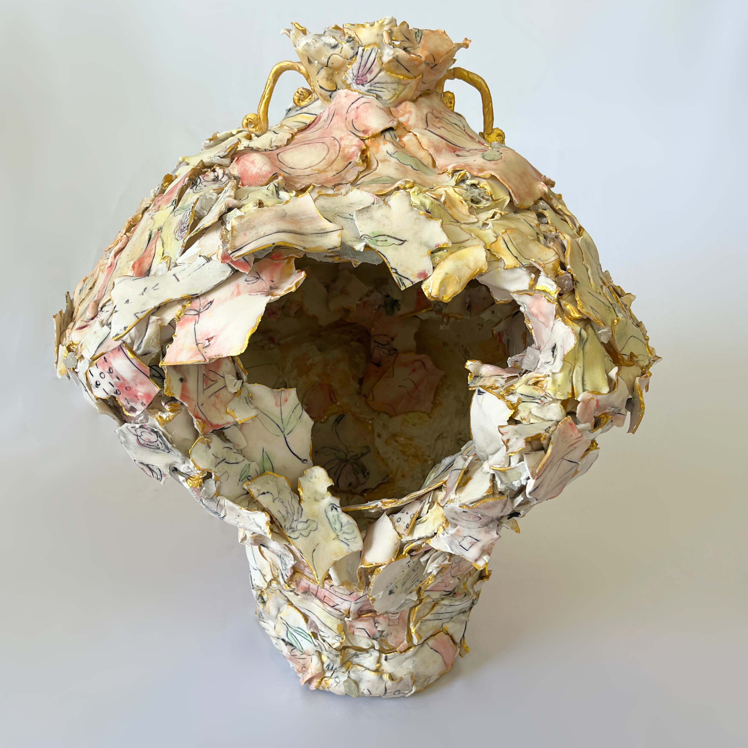 Gestures of Grieving II - 17"(H) x 15" (W) x 15" (L)