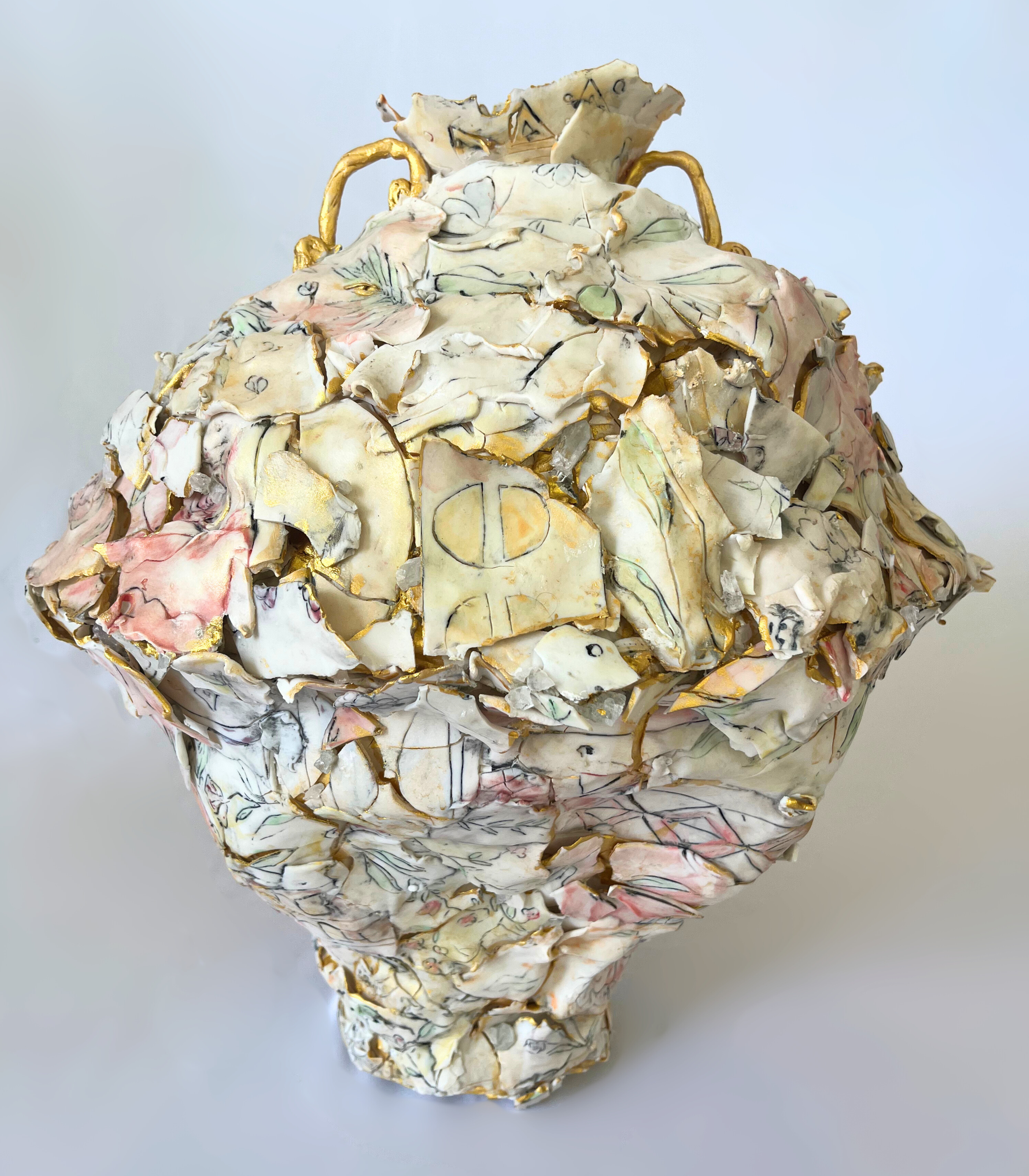 Gestures of Grieving II - 17"(H) x 15" (W) x 15" (L)