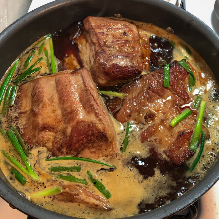 Chashu (Braised Pork) and Kakuni (Braised Pork Belly)