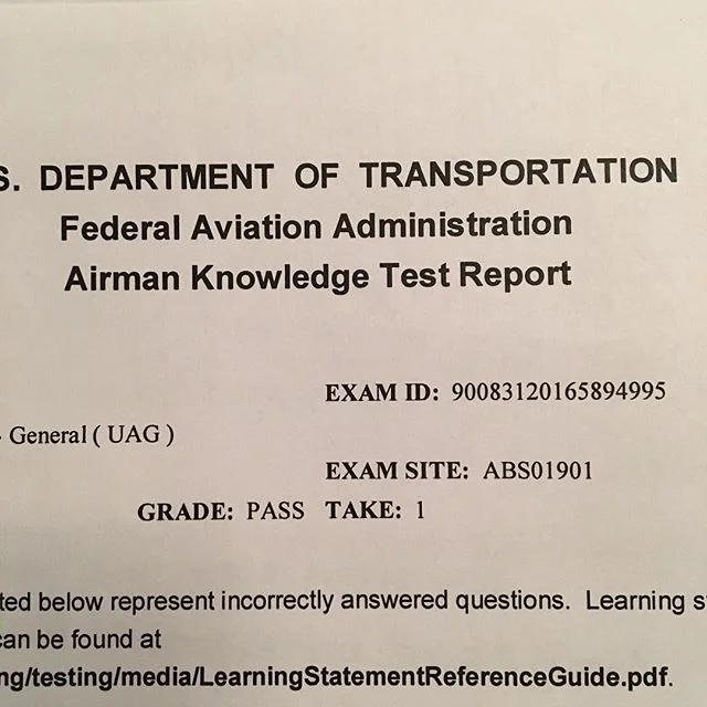 All of the studying paid off! Officially a #commercialdronepilot #aerialphotography #aerialcinematography #realestate #letsgofly