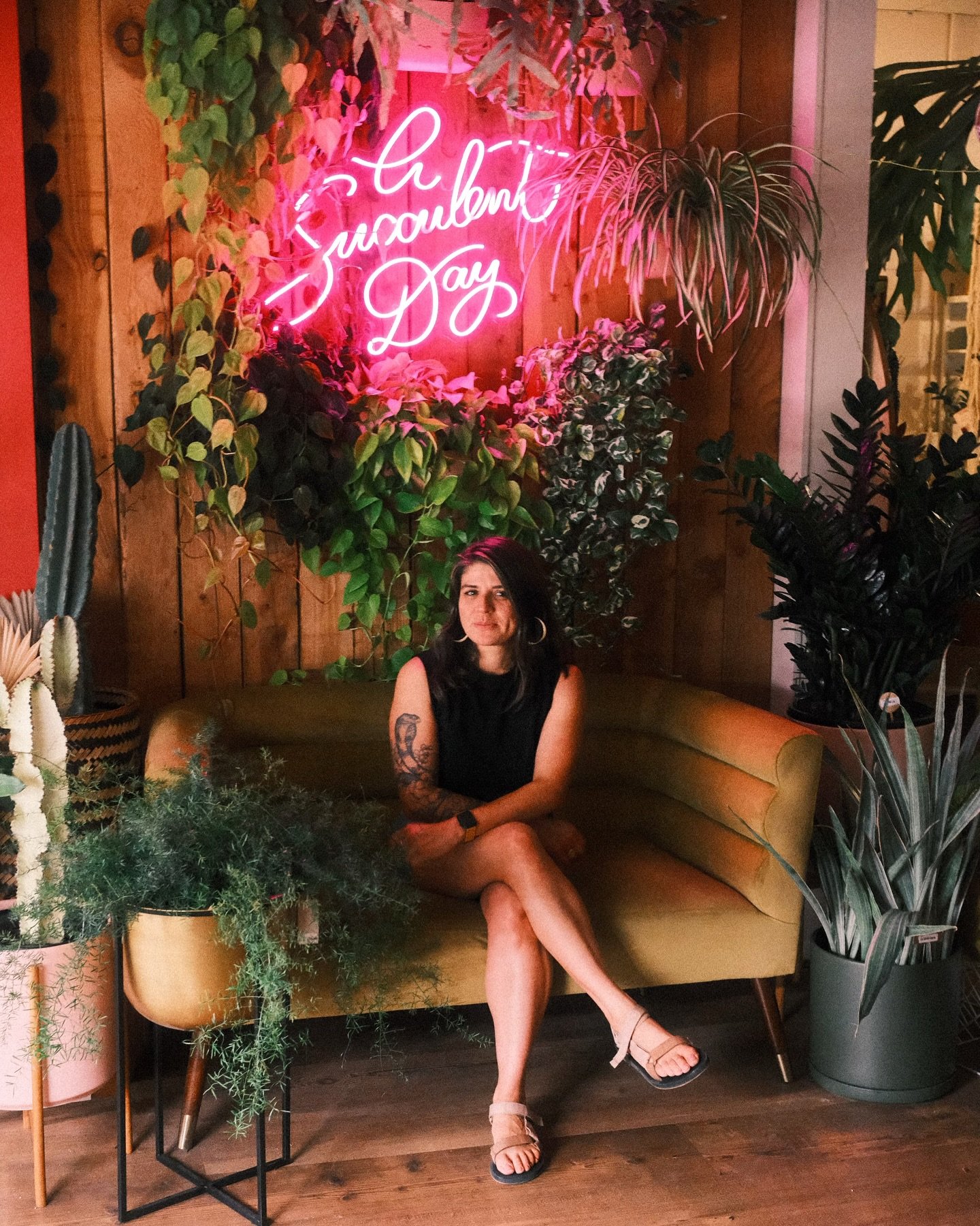 Can you believe that in a couple days it will be 5 years that we opened a brick and mortar??? 🎉✨🌵💚 

When I dreamt of a shop, I dreamt of this space, with the light, the plants, the color and the community that we have built. Whoa! I have had so m