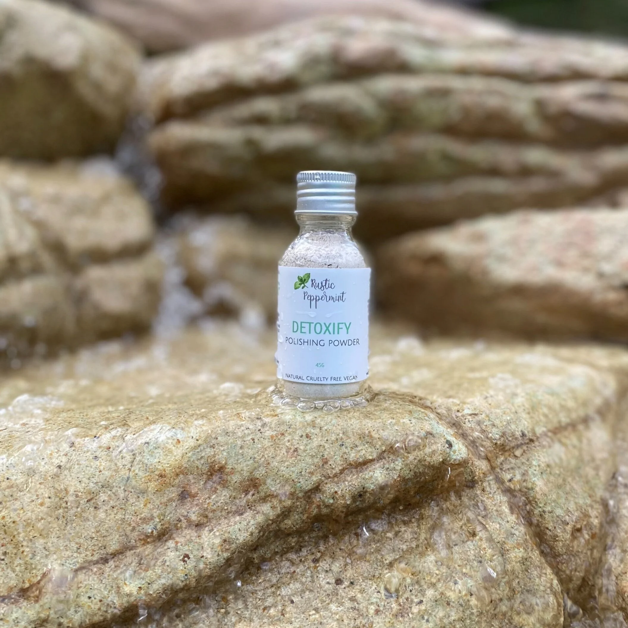 Polishing Powder Facial Scrub — Rustic Peppermint