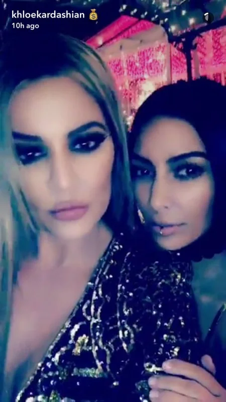 Photo taken from Khloe's snapchat account