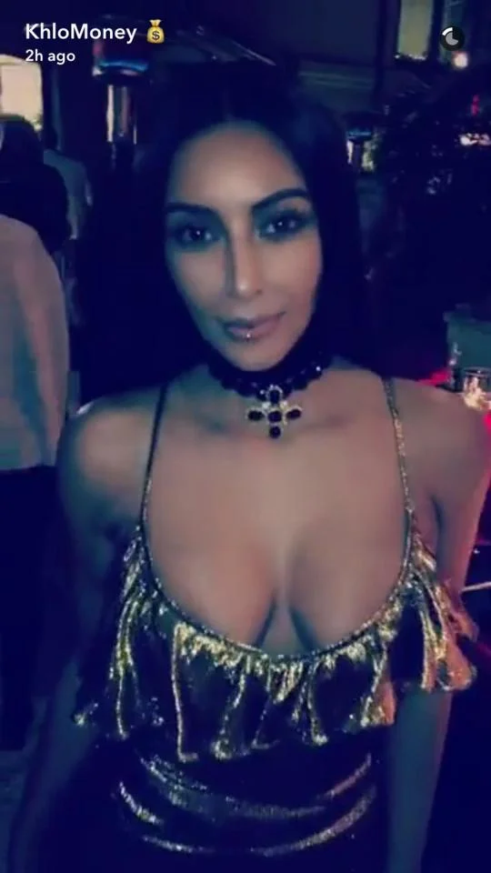 Photo taken from Khloe's snapchat account