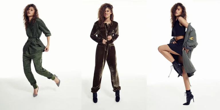 Zendaya's clothing line, photo taken from harpersbazaar.com