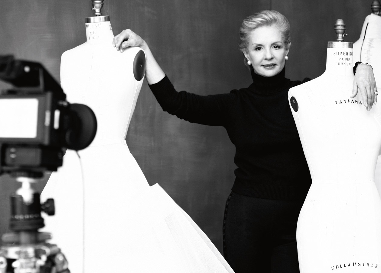 Photo taken from Puig - of designer Carolina Herrera