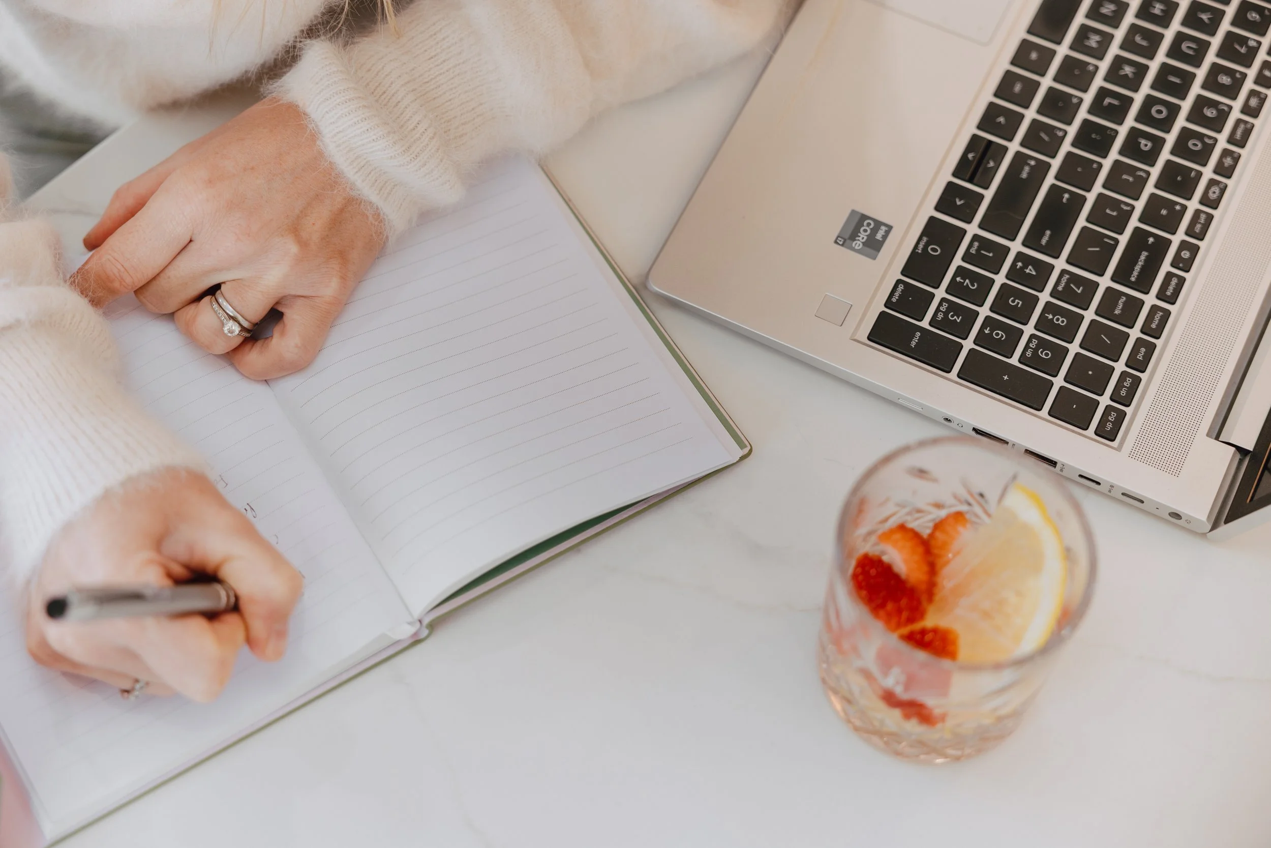 Erin image of computer writing and water.jpg