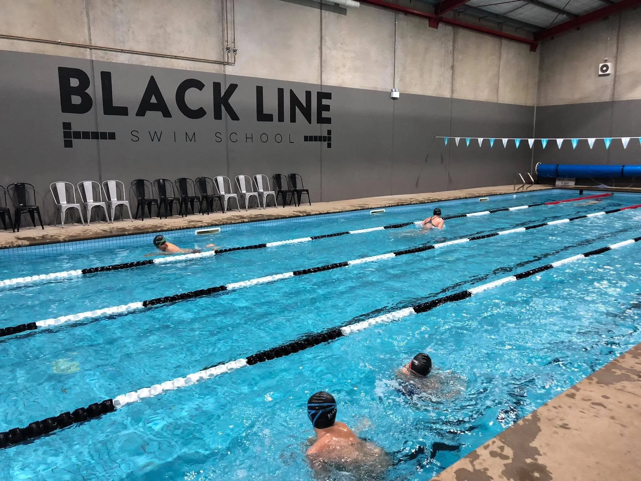 Black Line Swim School - Logo Development / Brand Development