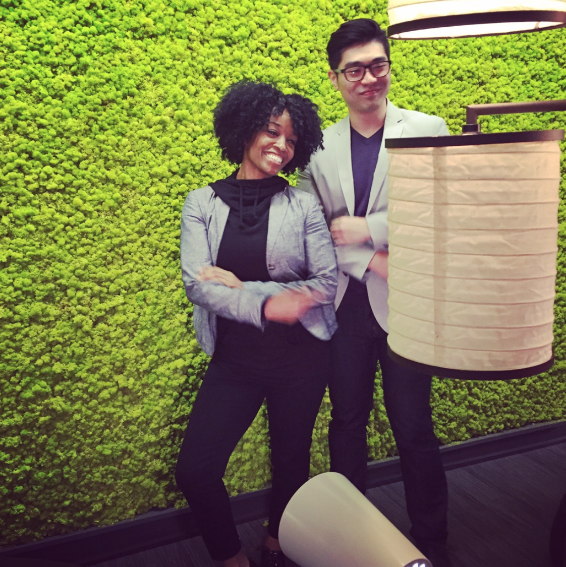 Angela Williams with Teddy Lu, Illustrator at KaZoom Kids Books