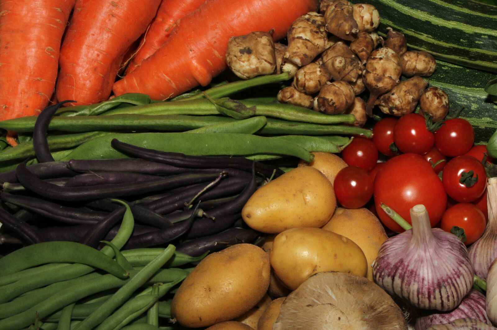 Homegrown veggies.