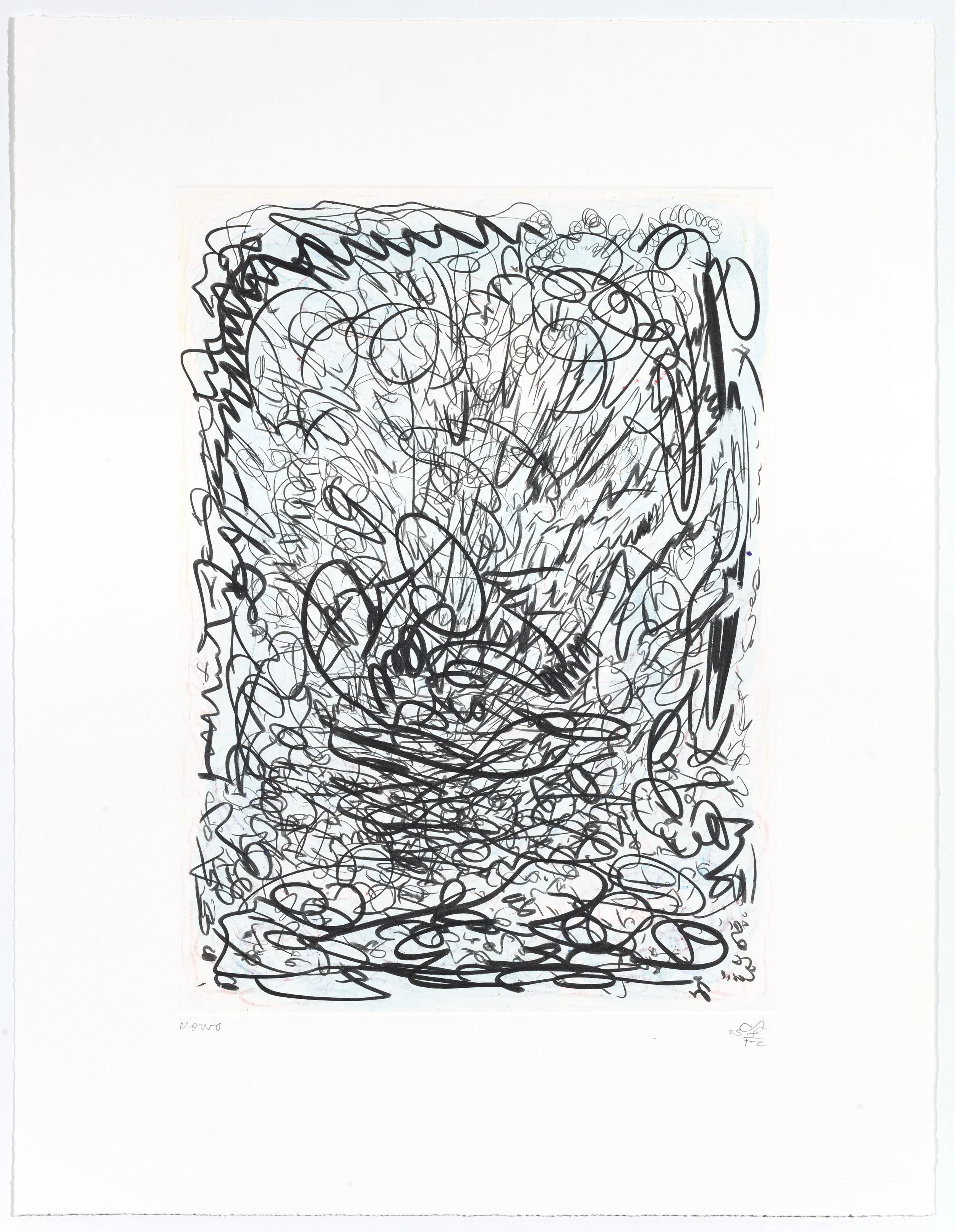 Fred Clarke, 2026_Flamingos_watercolour monotype_50x38cm.jpg