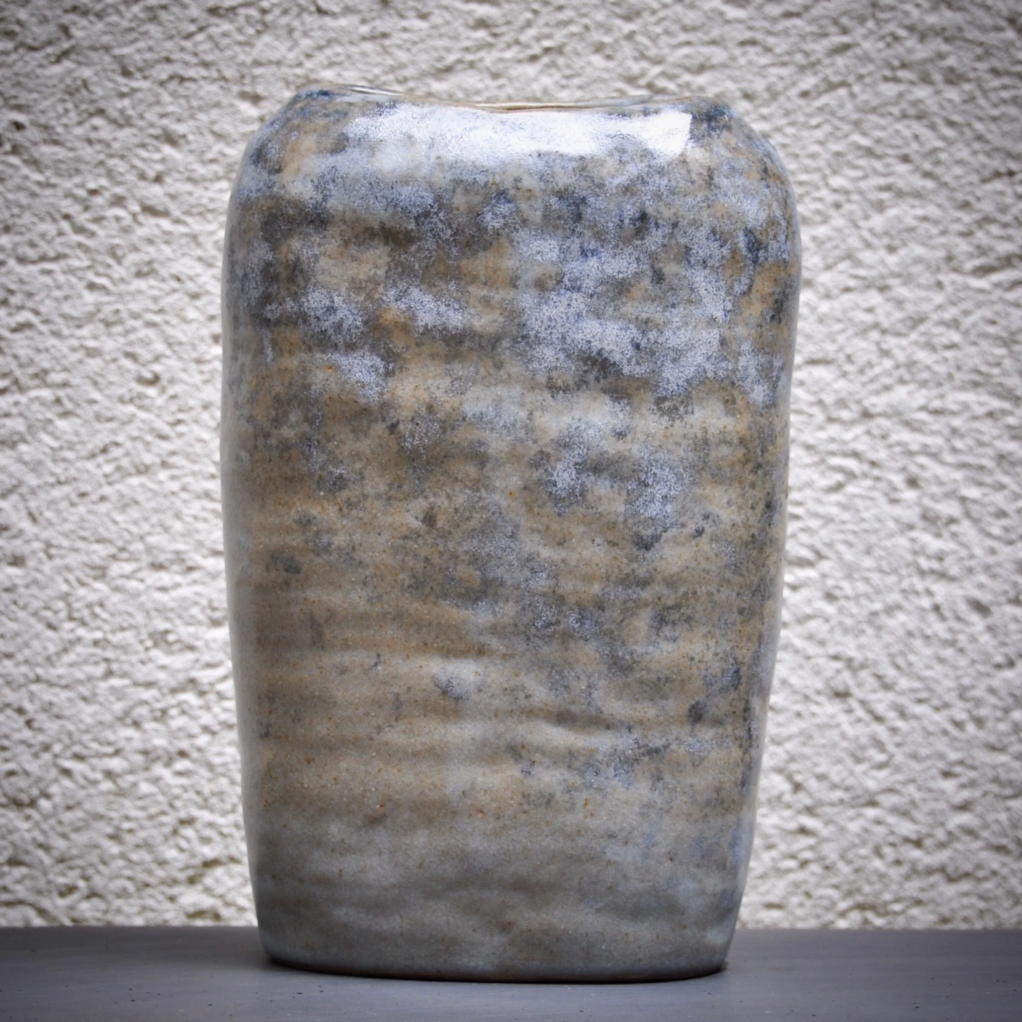 Cloudy Sky - my first coil vase