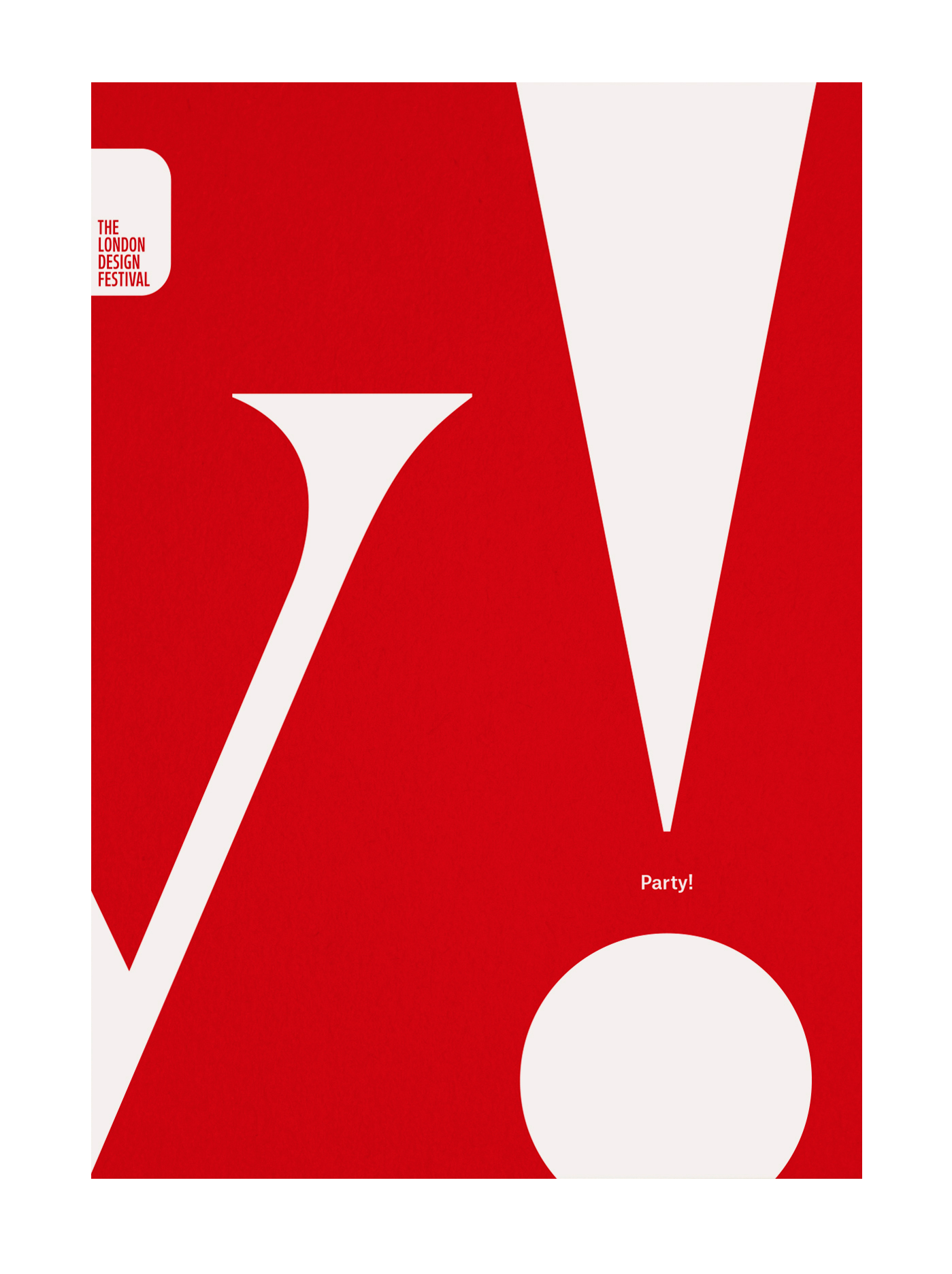 The London Design Festival is an annual event that celebrates London as a world design capital. The 2016 theme is a typographic solution inspired by the Eames’ belief that ‘design is in the detail’ . Cropping into words reveals the negative spaces and elegant swashes of the letterforms, creating new compositions and shapes.