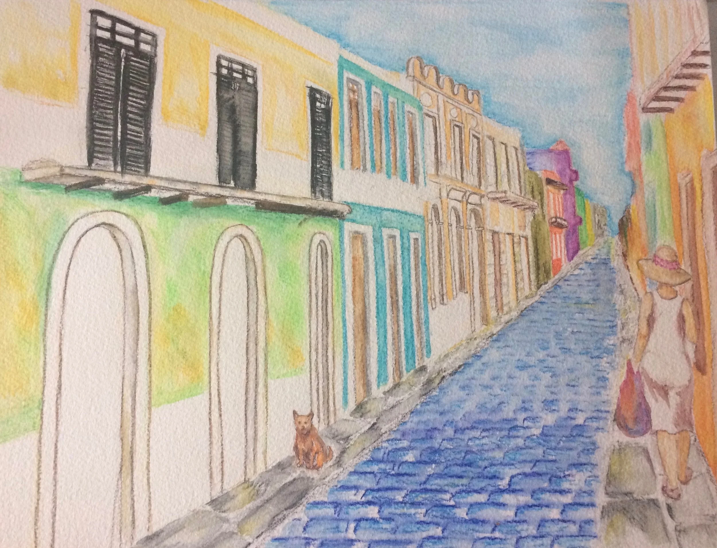 Puerto Rico Water Color