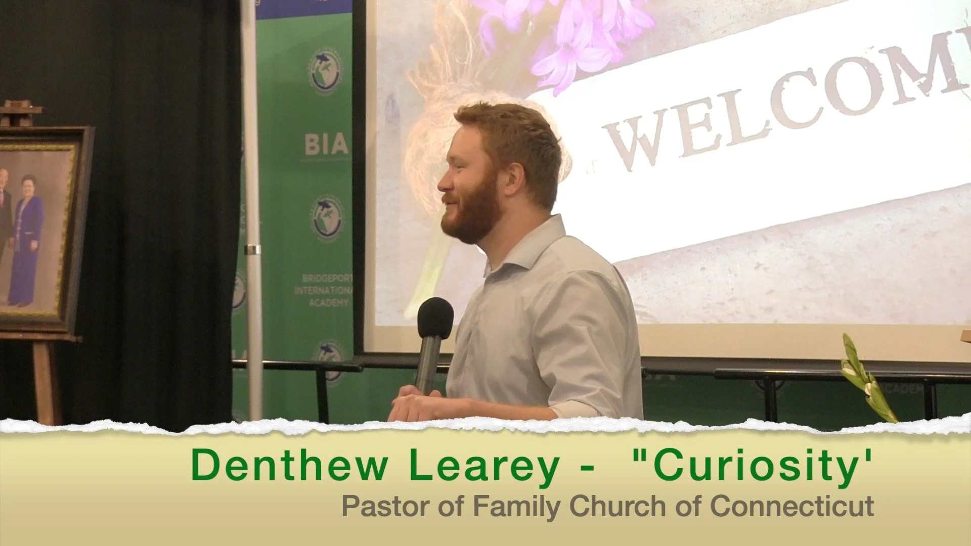 Sunday Service - April 26. Denthew Learey speaks on "Curiosity"
