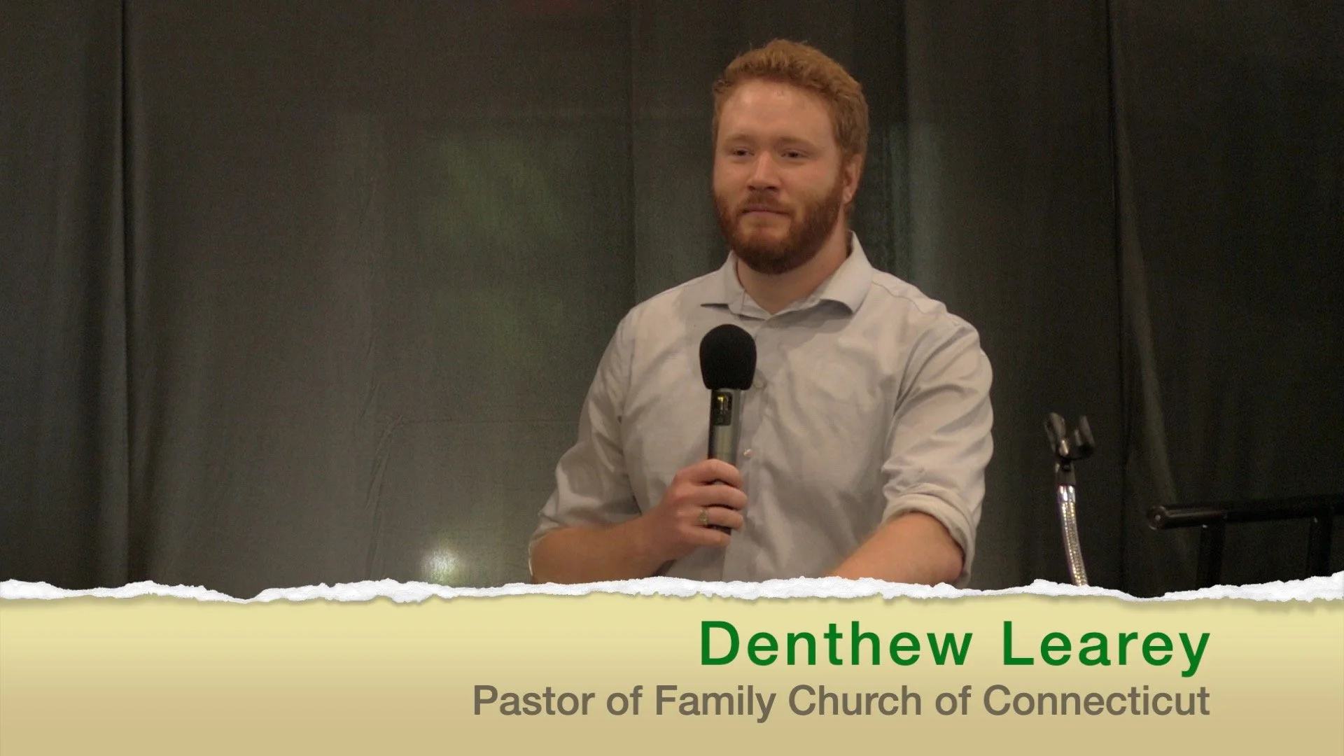 May 17 - Pastor Denthew