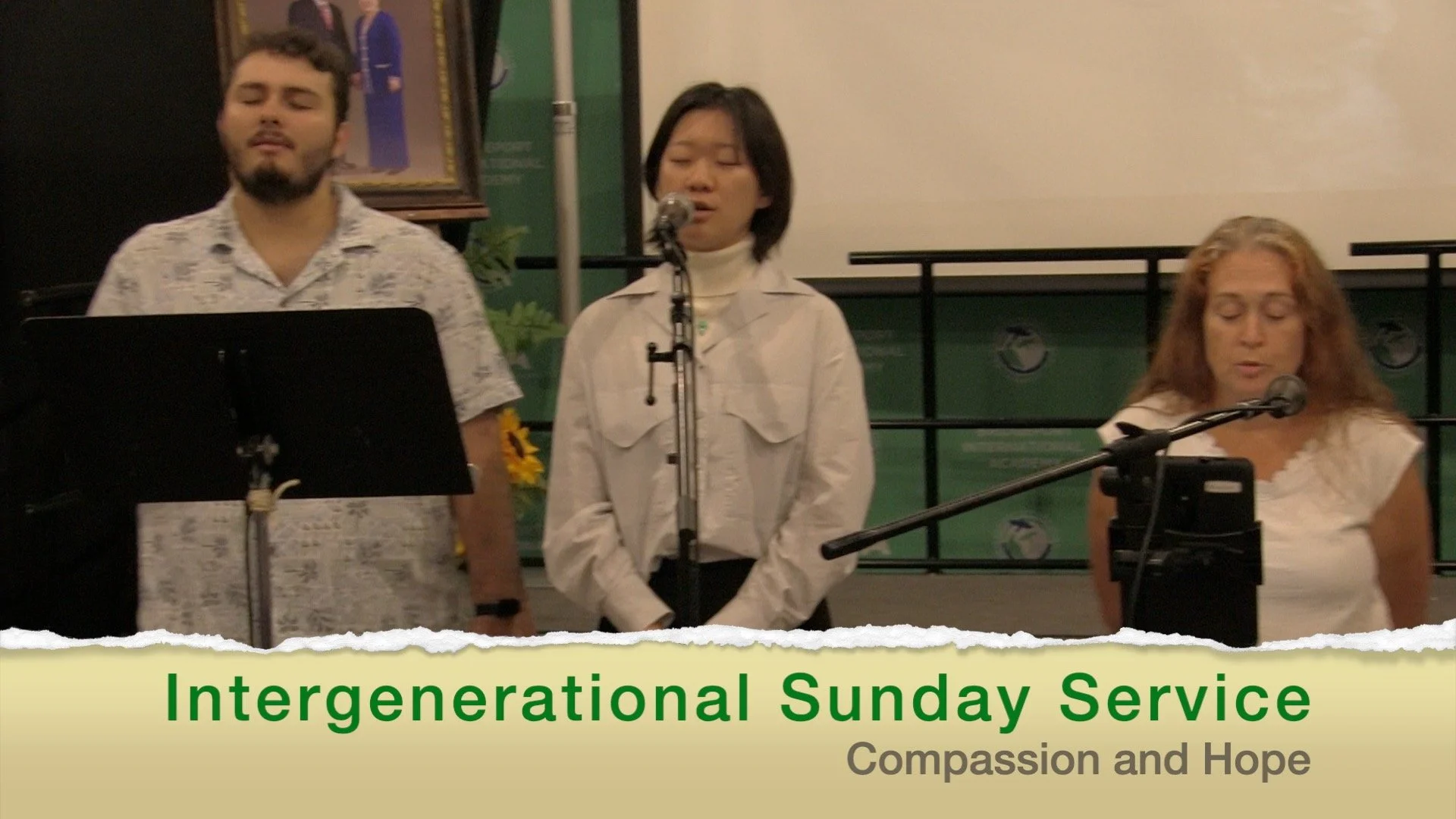 Intergenerational Sunday Service - Compassion and Hope