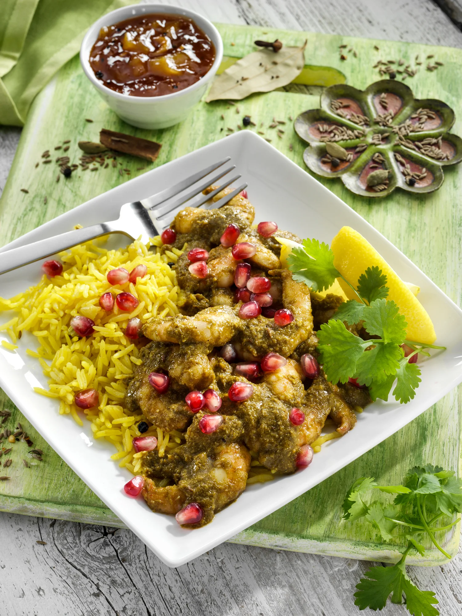 Coriander Masala curry