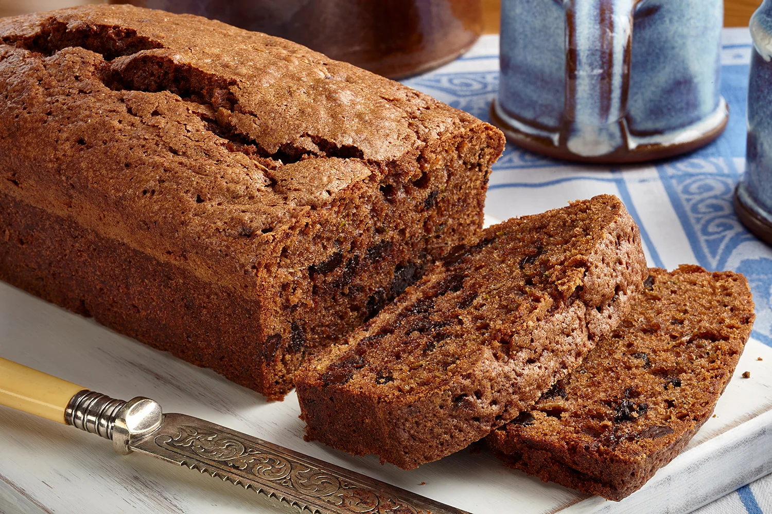 Chocolate brownie zucchini bread