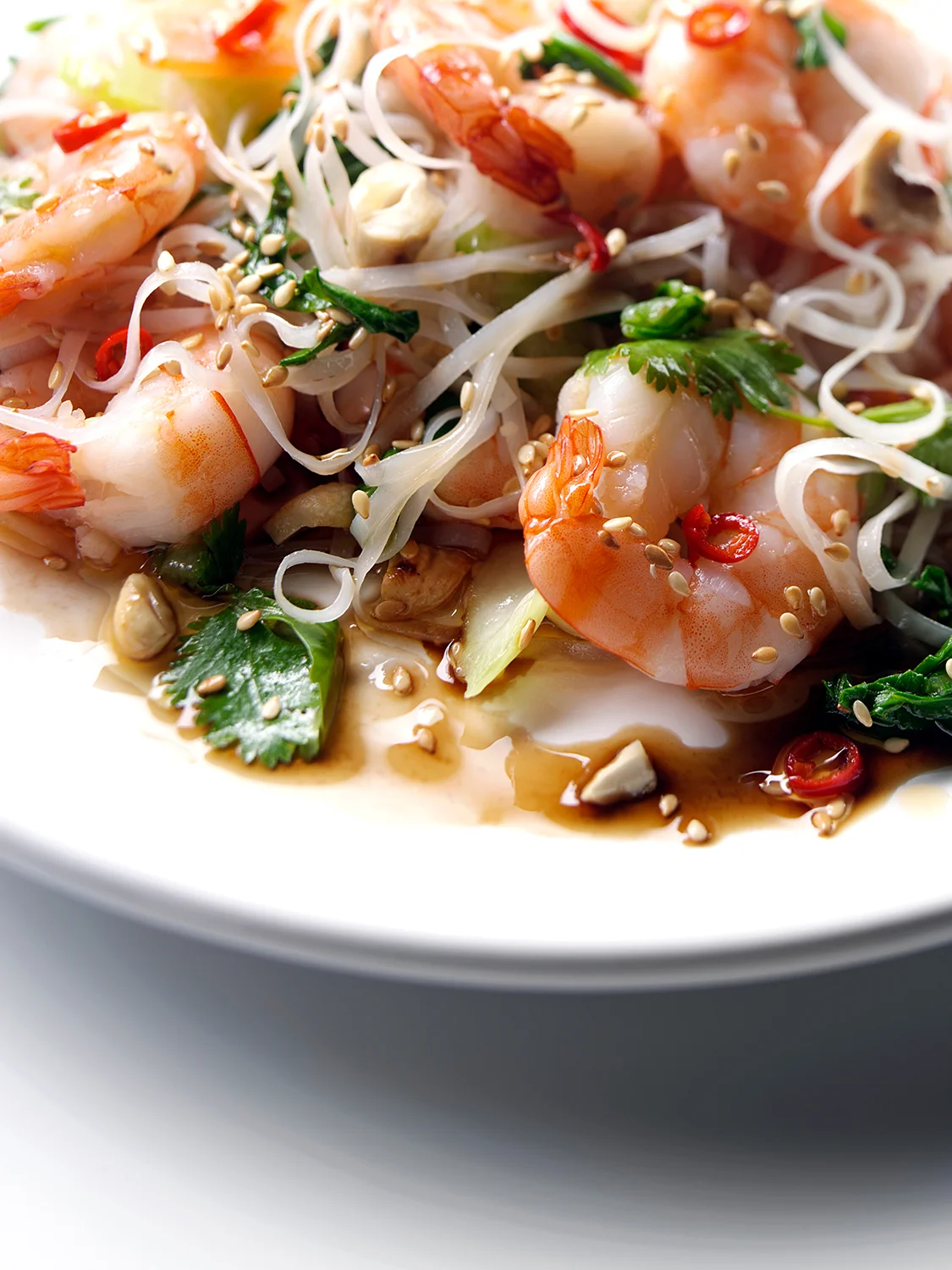 Tiger prawn Thai salad