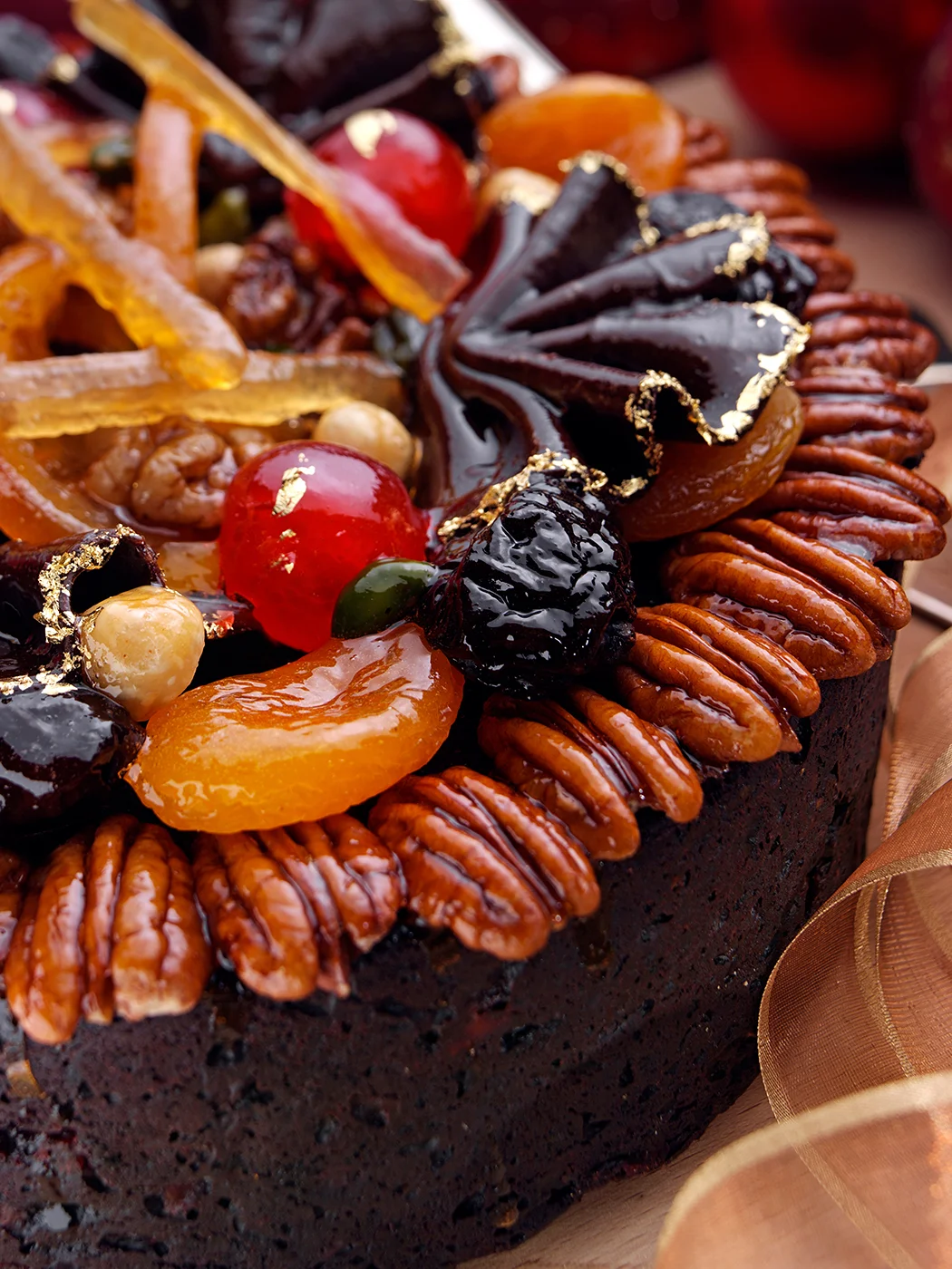 Chocolate Christmas cake