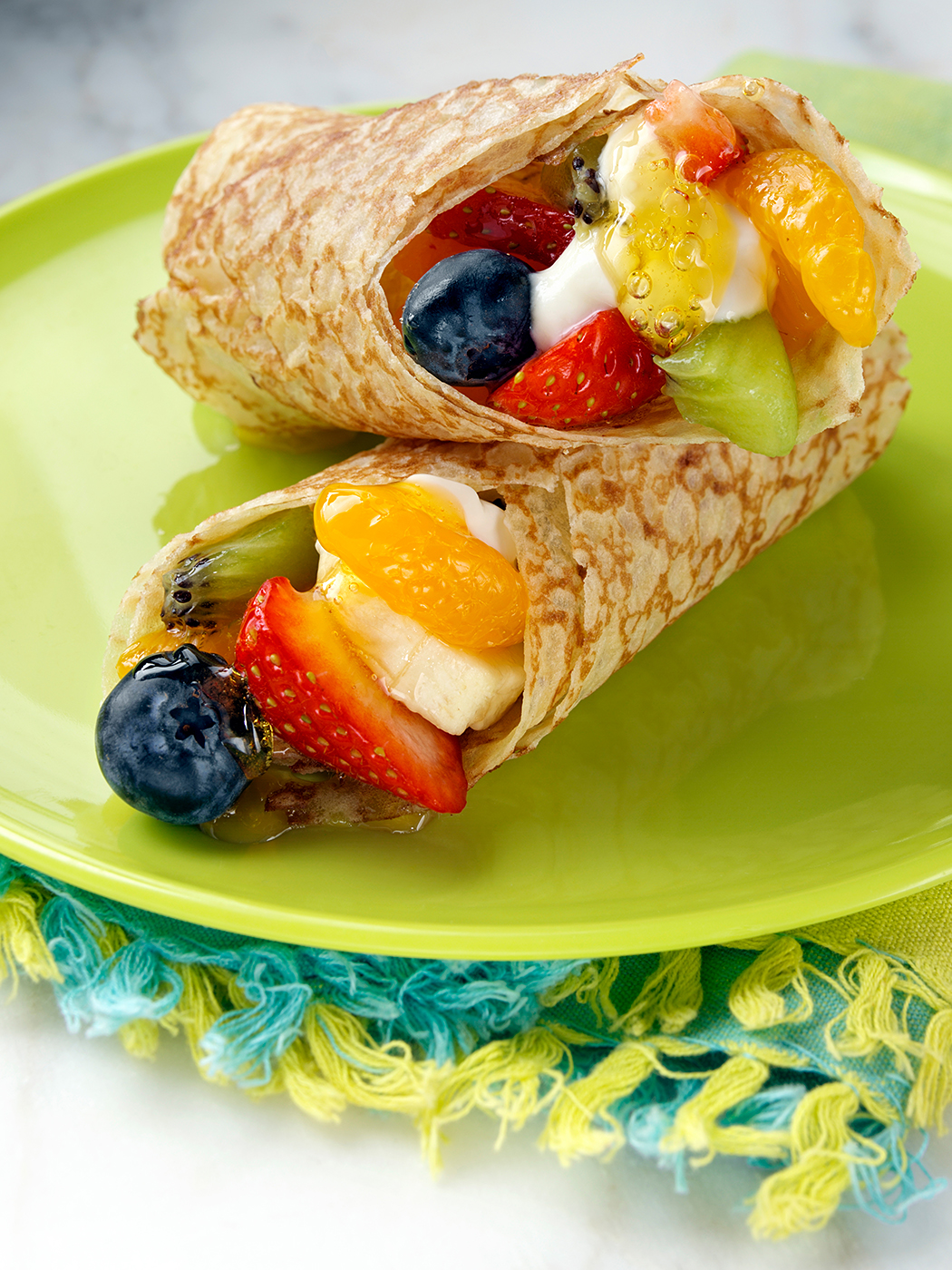 Fruit crepes
