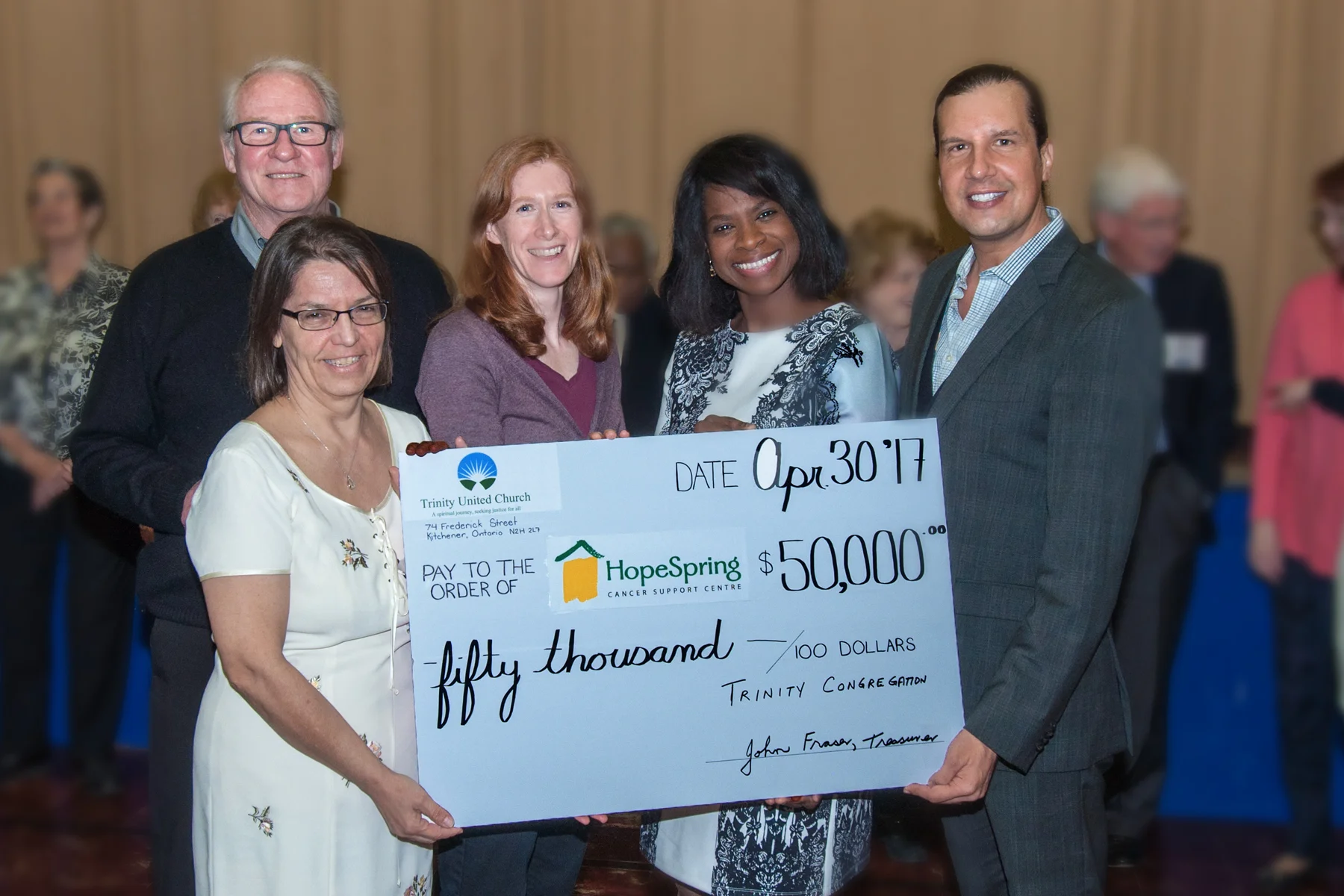 L to R: Dave Rutherford, Linda Maxwell, Katherine Bitzer, Shuchanna Swaby, and Shawn Hlowatzki.