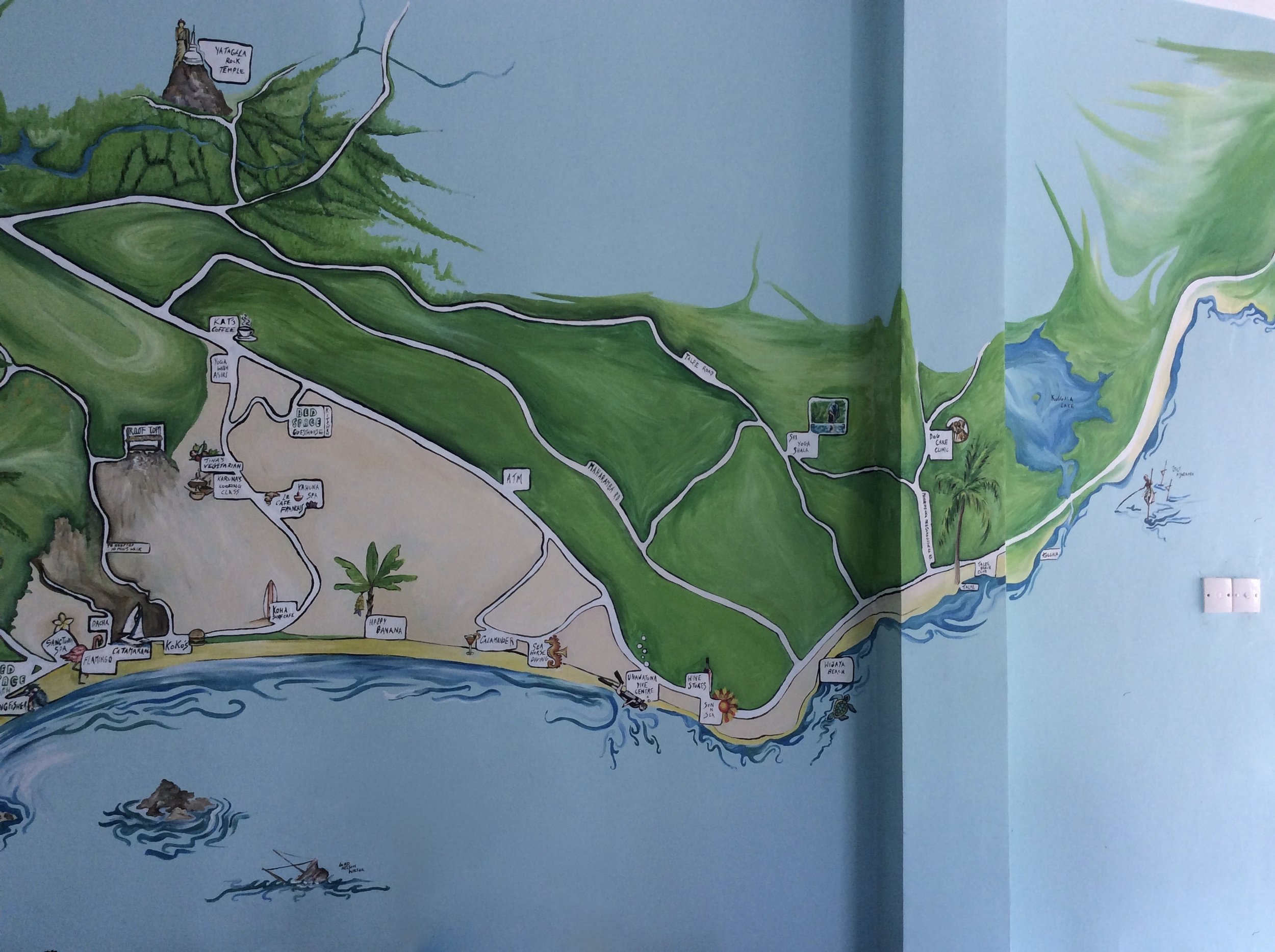 South Coast Map Mural