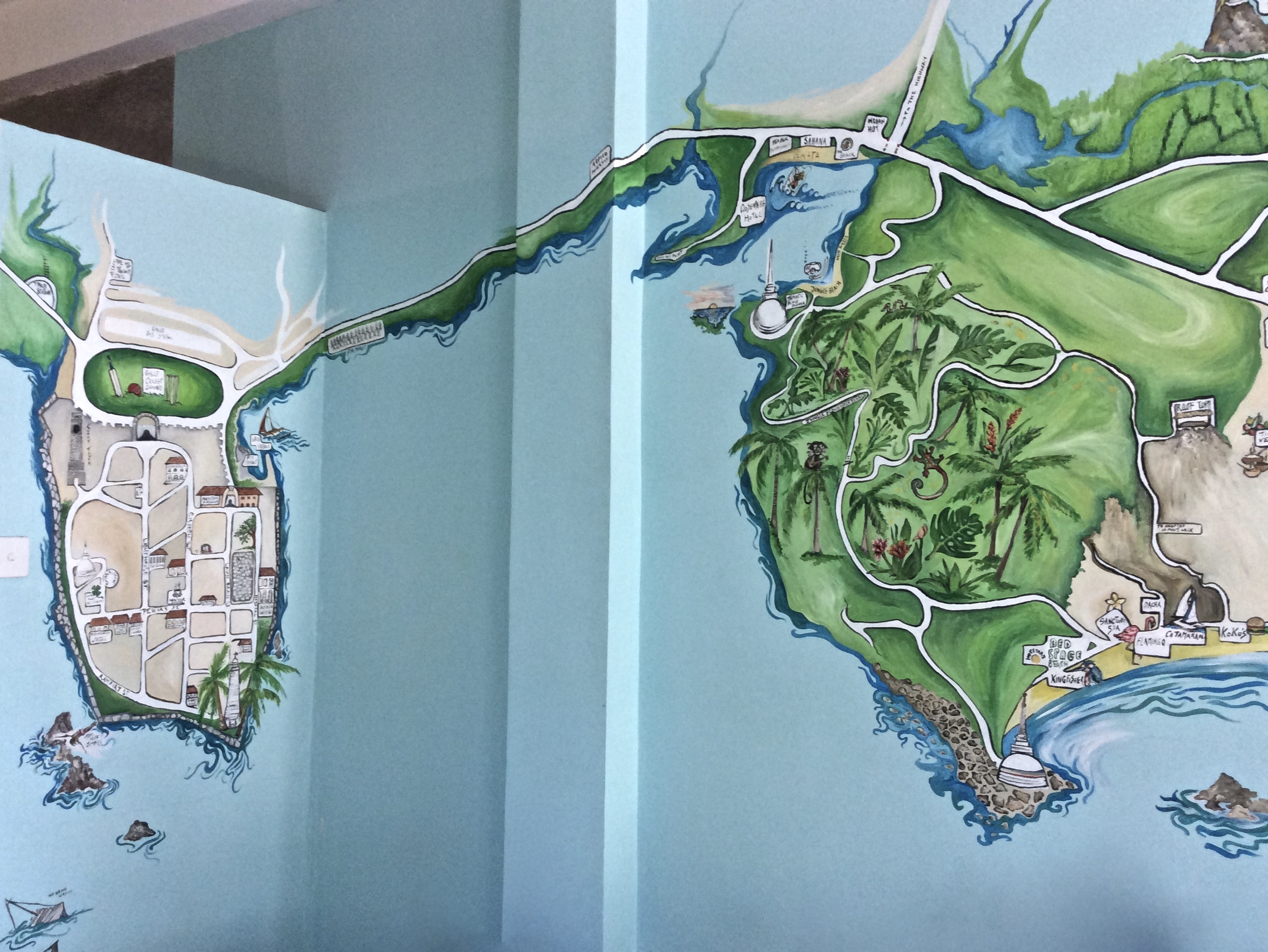 South Coast Map Mural