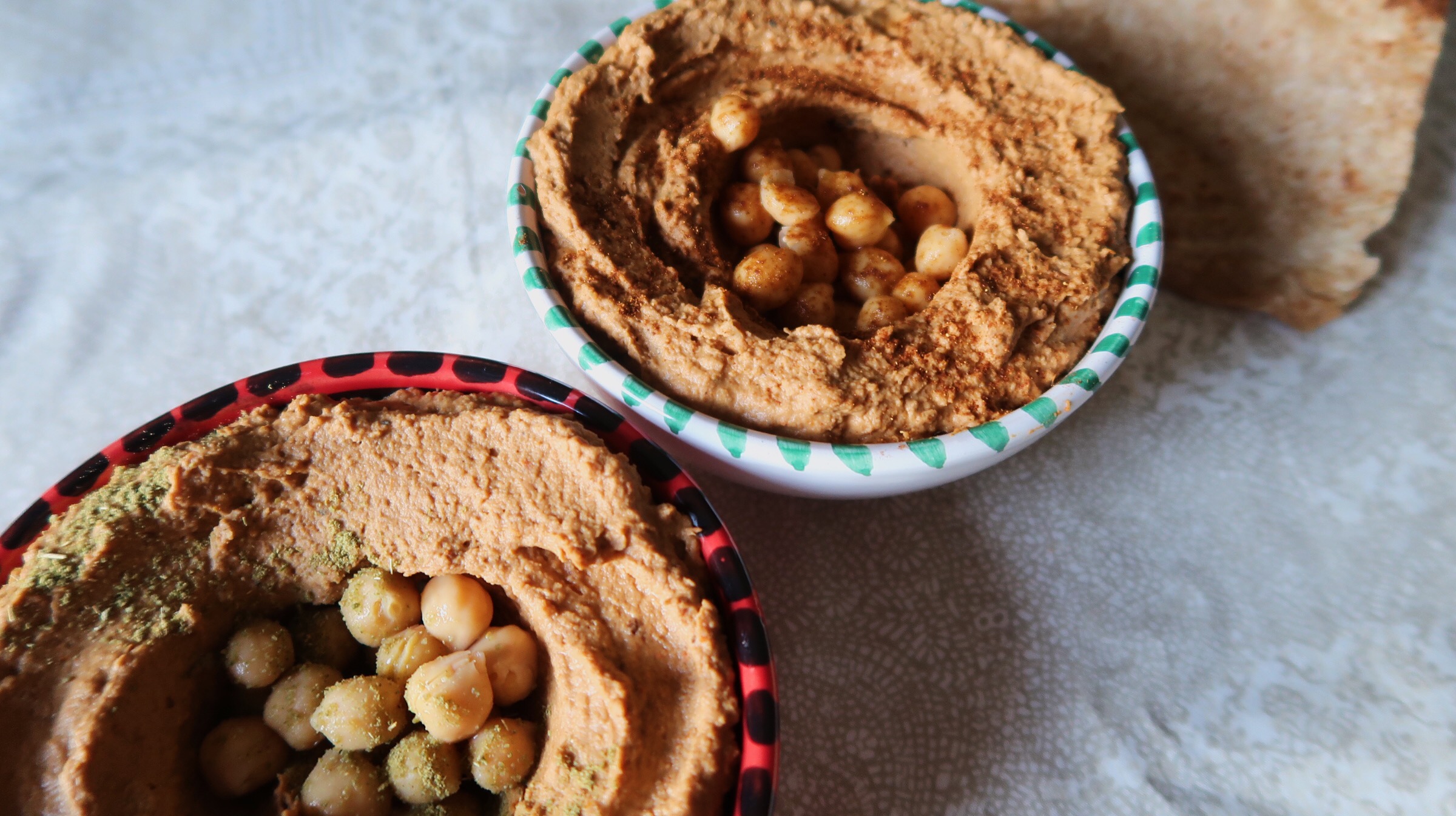 حمص بالطماطم المجفف