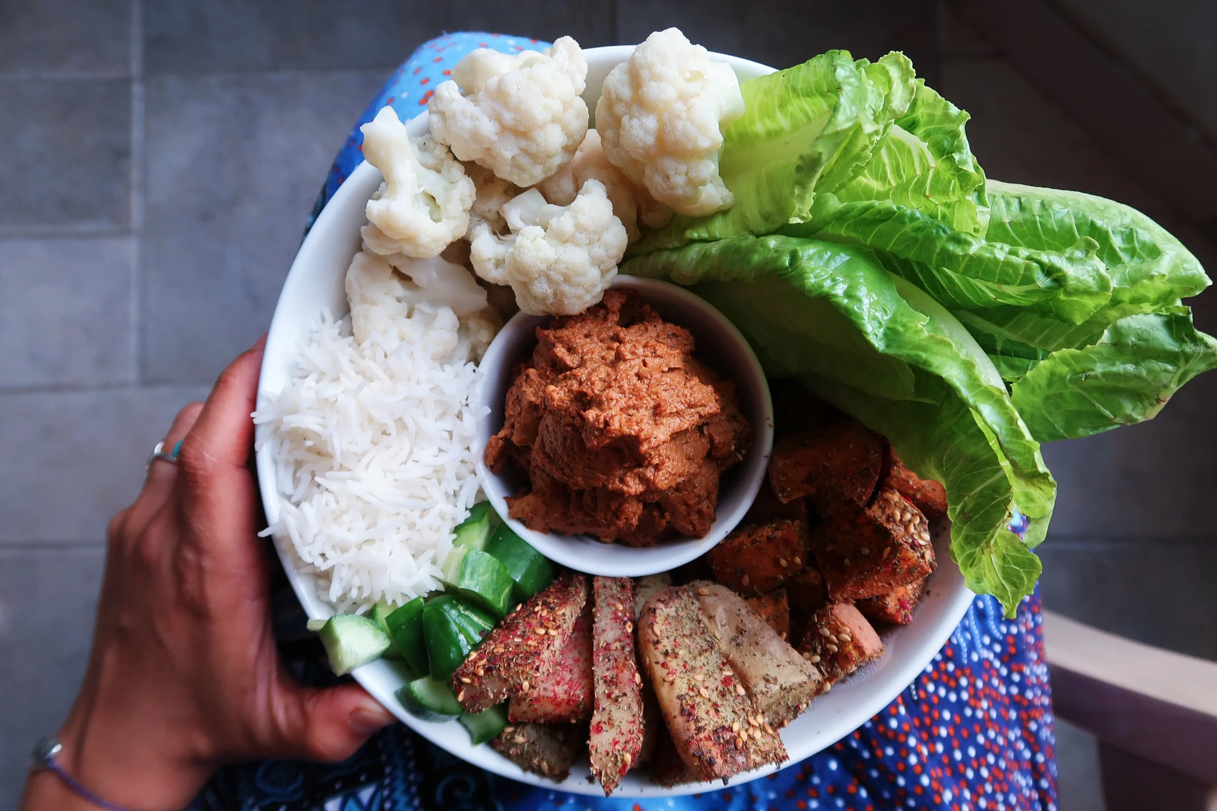 بطاطس بالزعتر