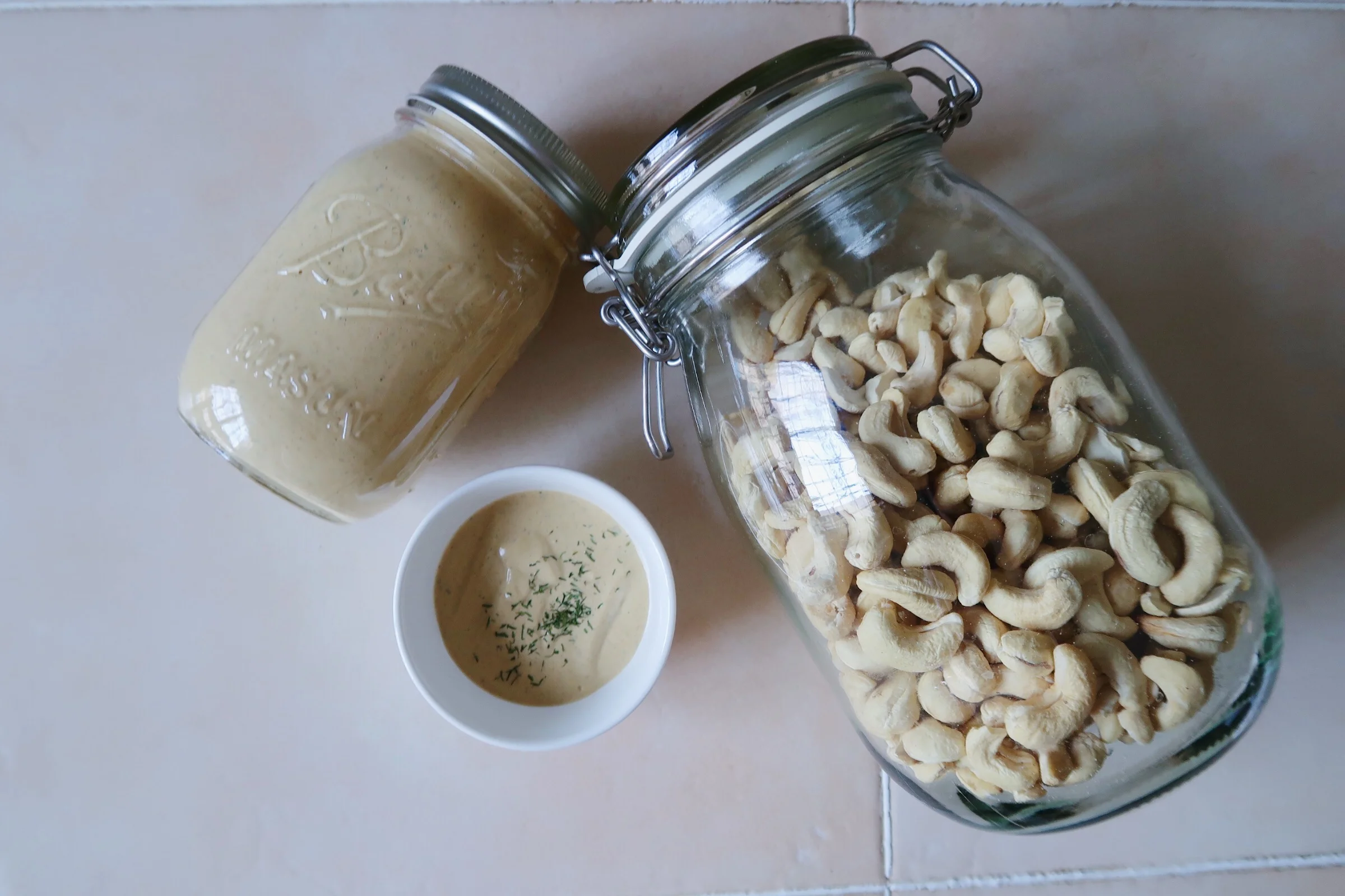 جبن نباتي حار بالشبث