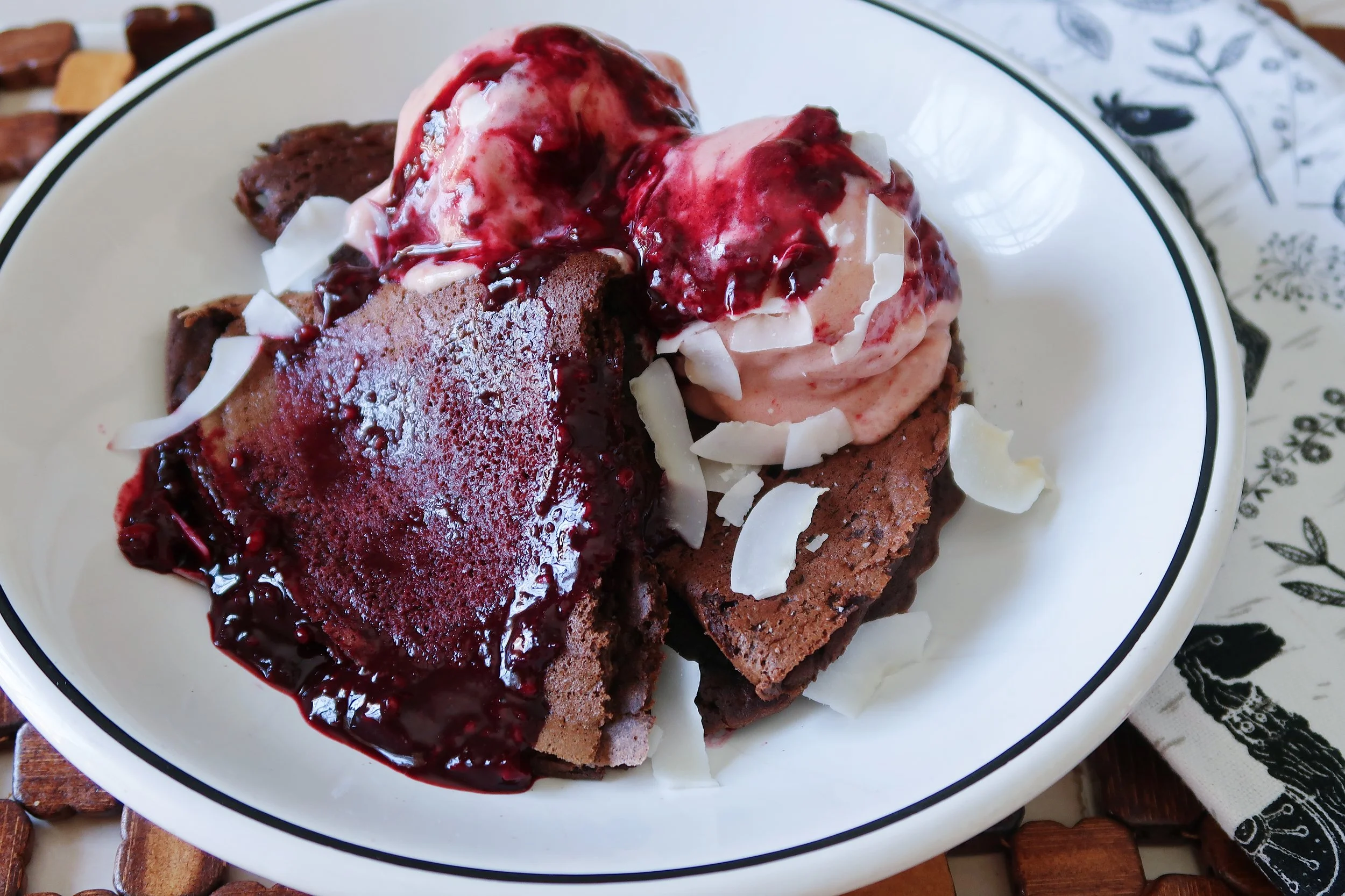 Chocolate Crêpes (Vegan + Gluten-free)