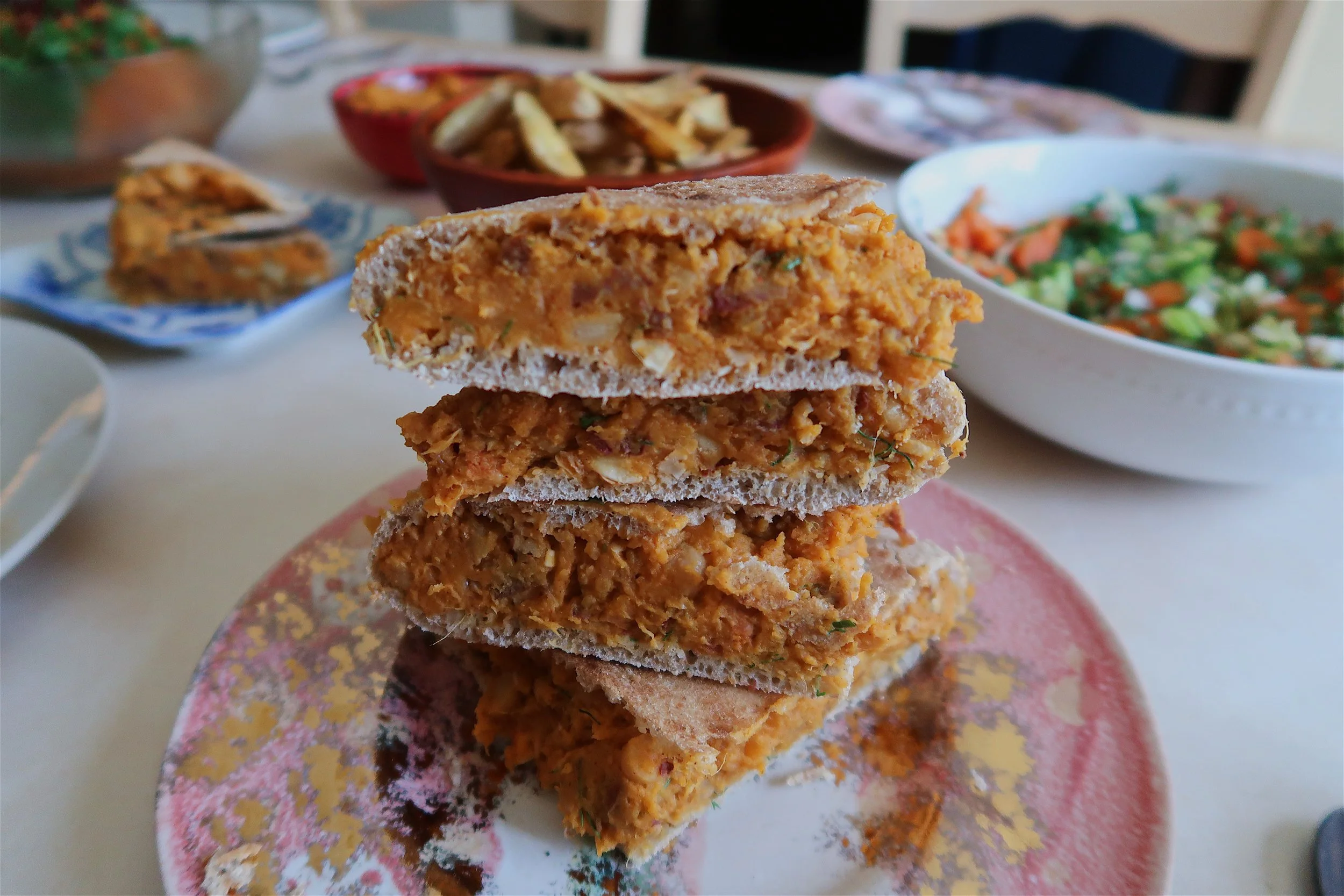 Crunchy Mash Sandwich/Salad