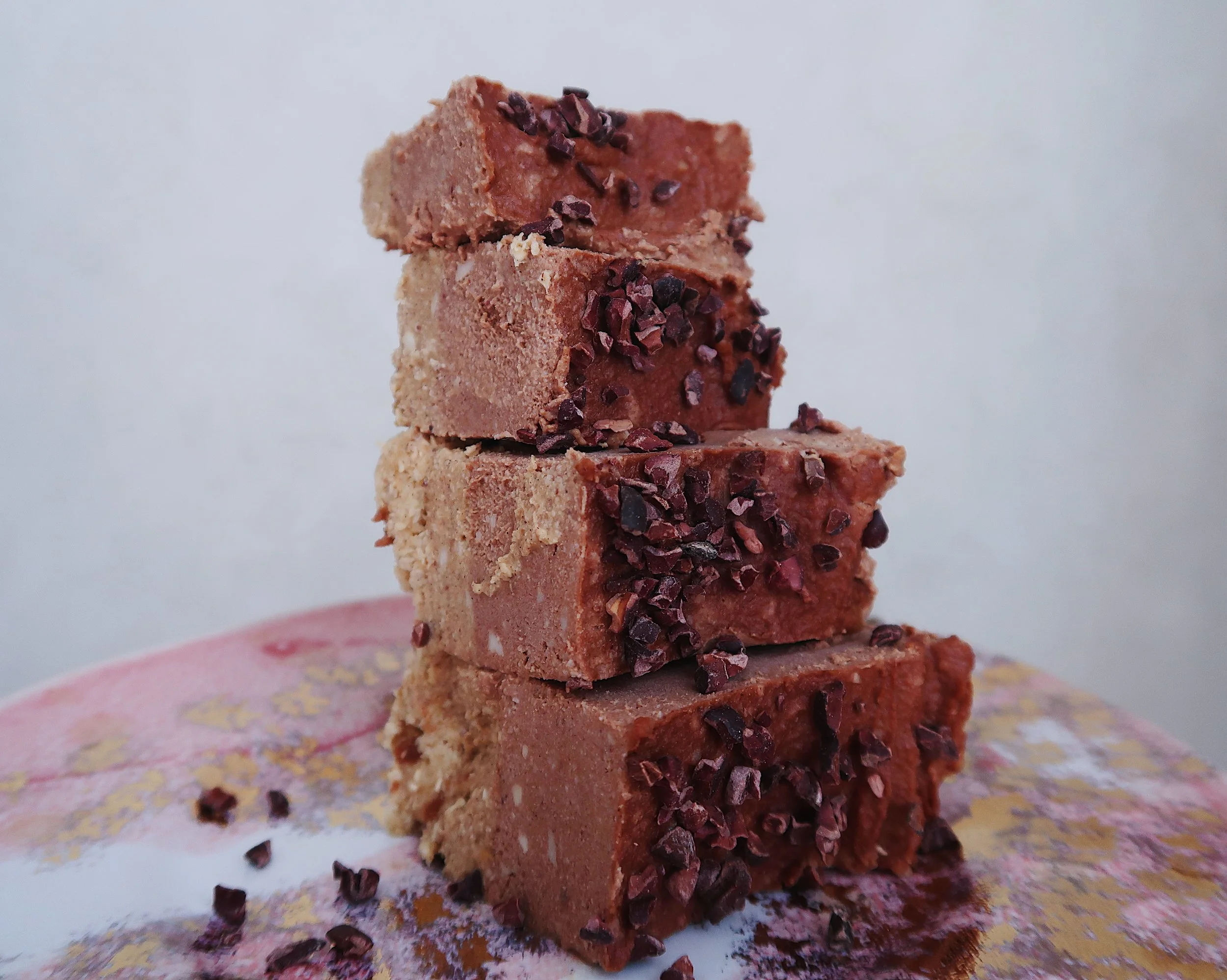 Sweet Potato Chocolate Ice Cream Cake