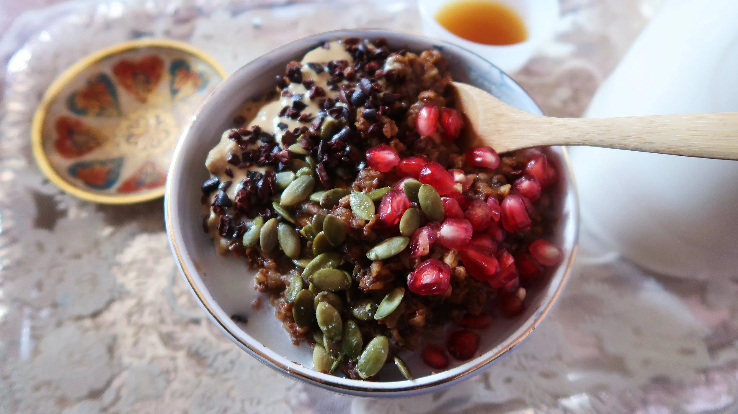 Pumpkin Carob Bulgur Porridge