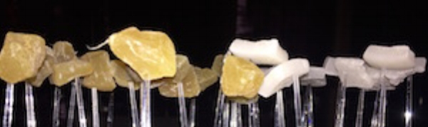  My deliciously sweet chunks of ginger and coconut 