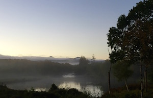  Sun rising over Caragh lake