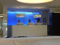 SHA's futuristic spa reception 