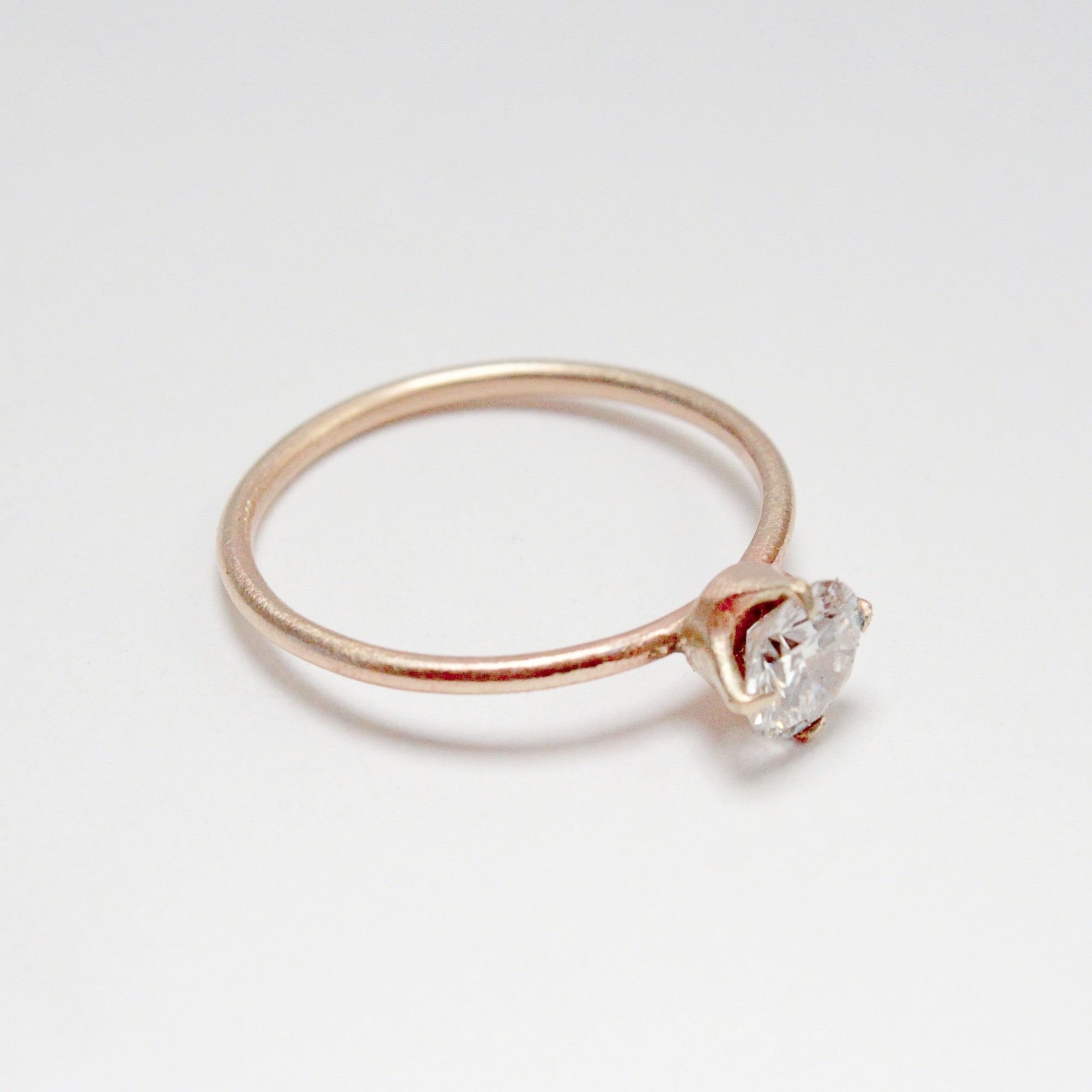 Custom Simple Engagement Ring