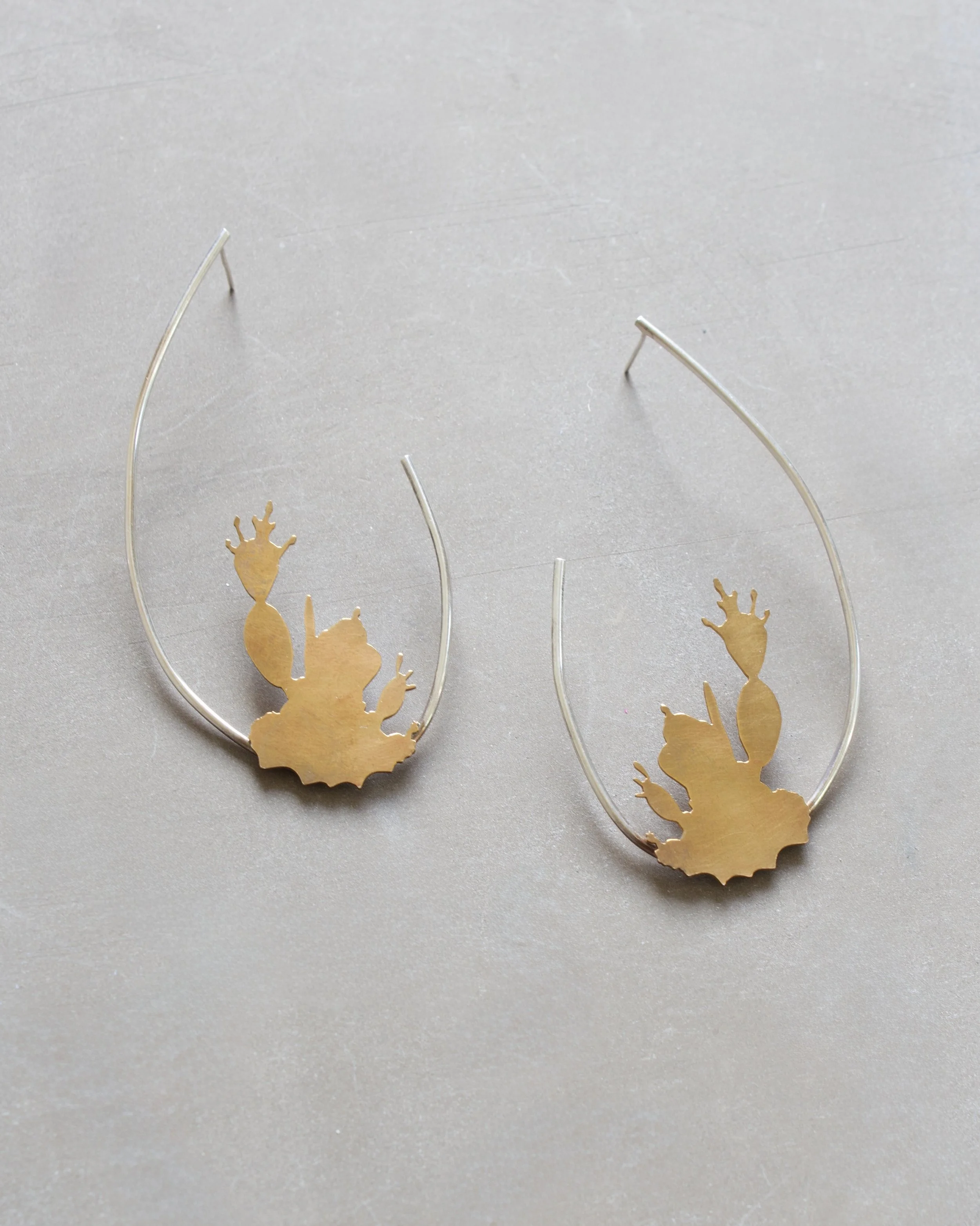 Asymmetrical Prickly Pear Hoops - 1.jpeg
