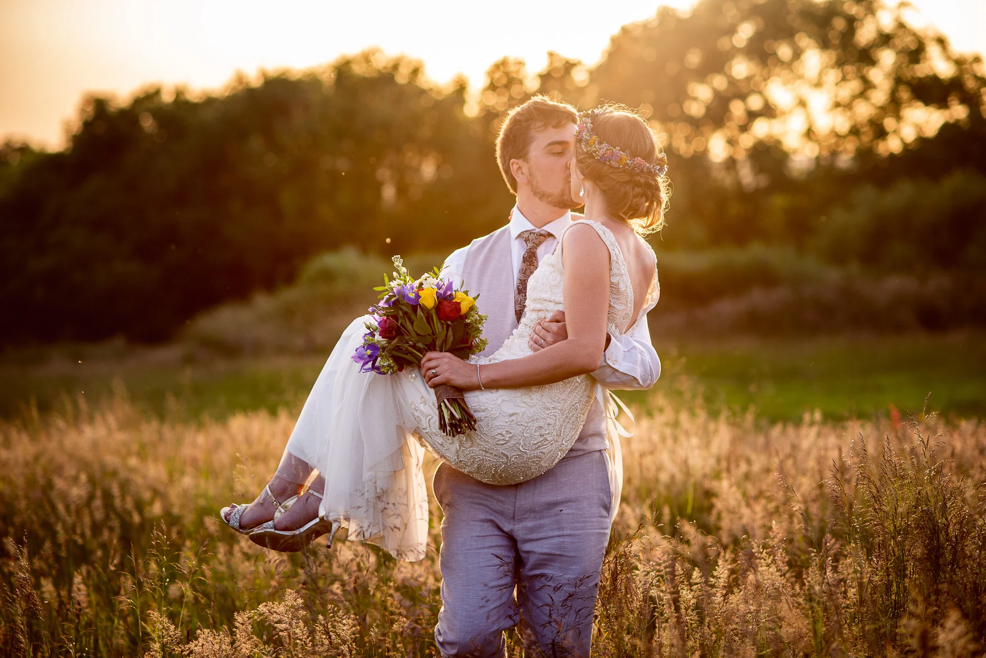 Laura & Rob's English Countryside Wedding at River Cottage, Devon