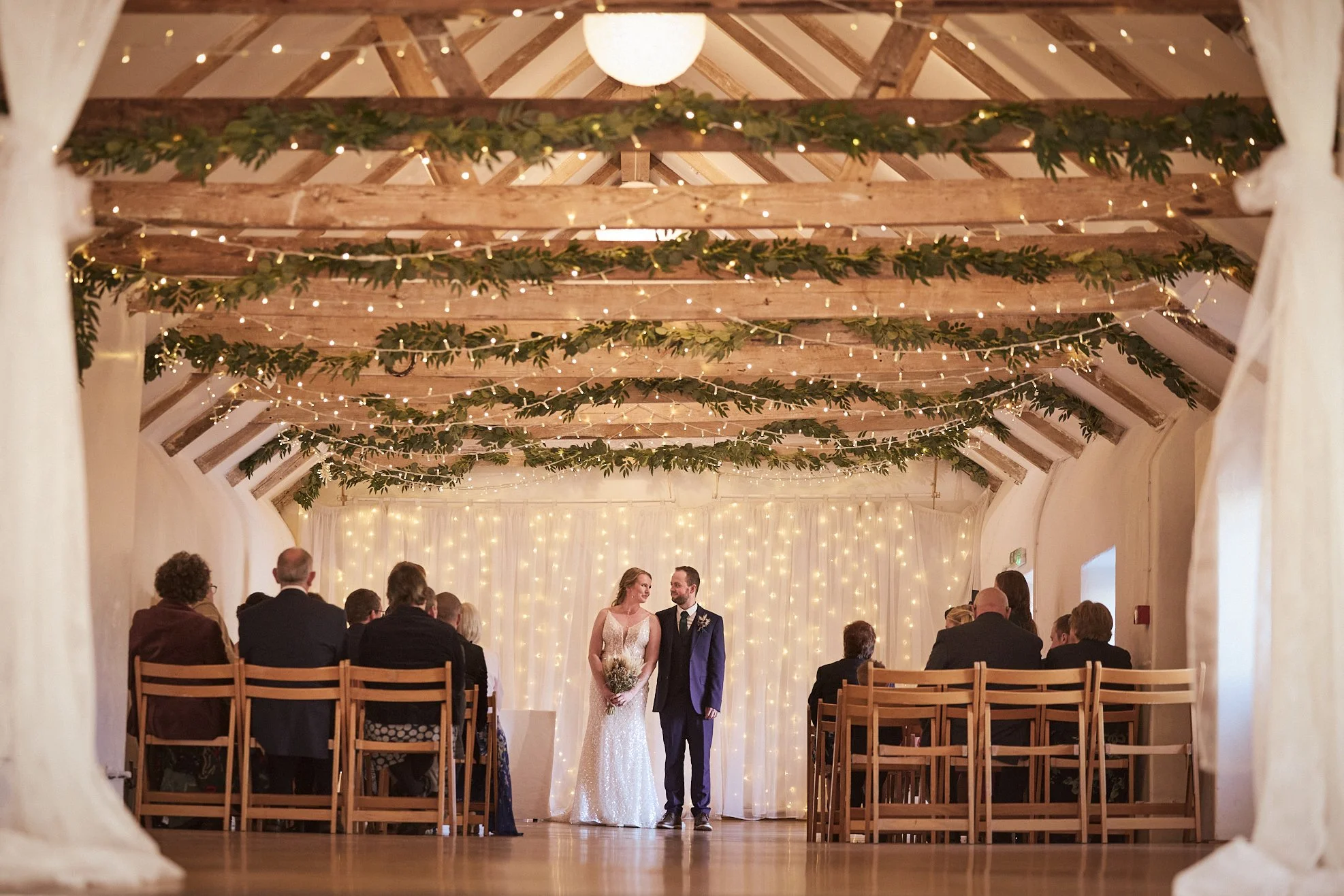 A Winter Wedding at The Green Liskeard, Cornwall