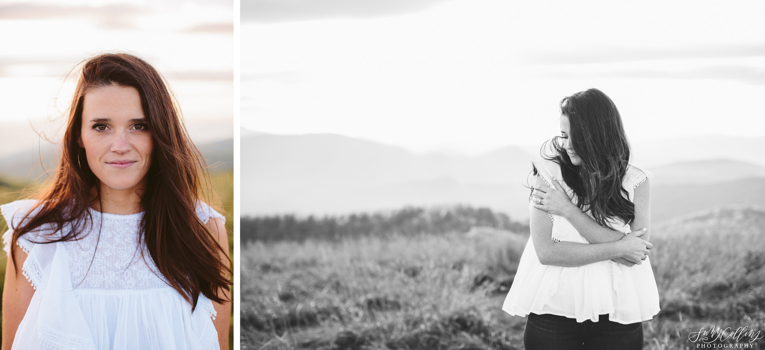 poses, couples, outdoor, max patch, Knoxville, Tennessee, engagement, sunset, evening, love, vibrant, colorful, bright, creative, romantic, natural, light and airy, natural light, passion, inspiration, intimate, outfits, fountain, woods, field, sunrise, windy, North Carolina, black and white , bride