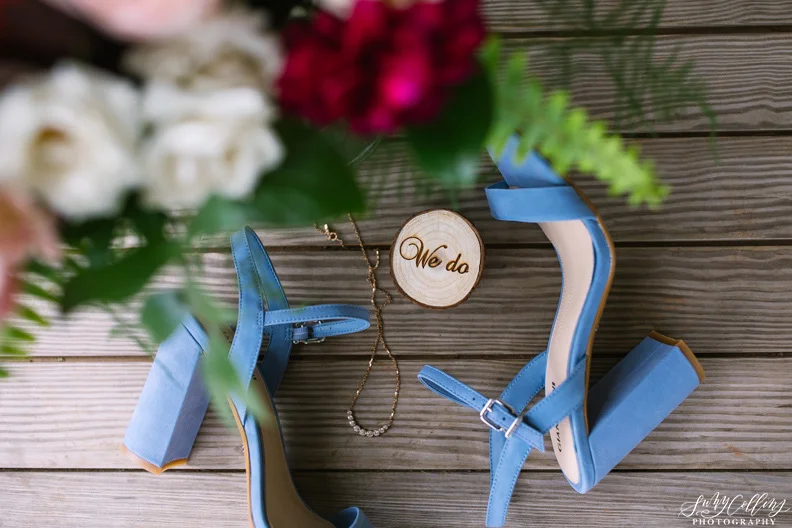 Blue Wedding Heels