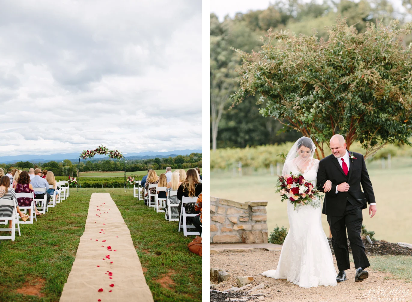 Fall Vineyard Wedding