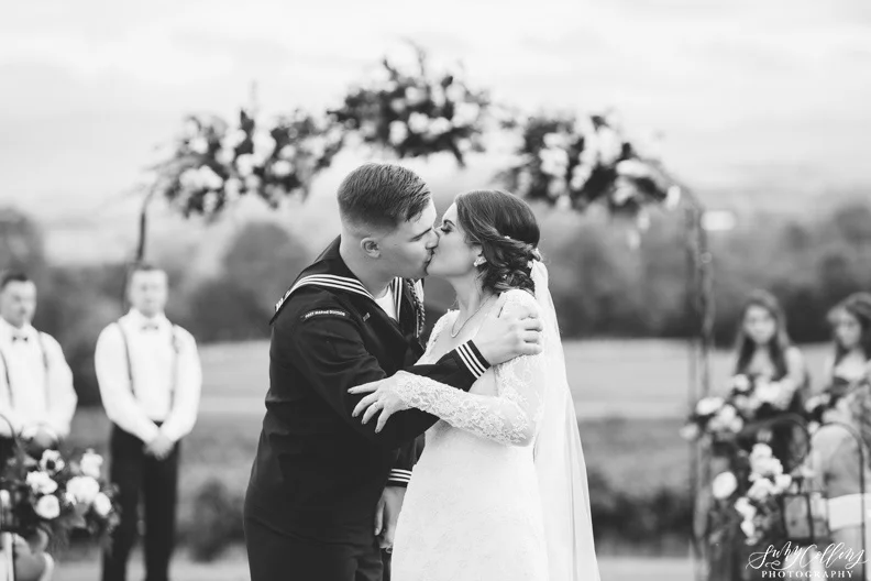 Kiss Fall Vineyard Wedding